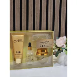 24K Gold Luxury arcápoló szett